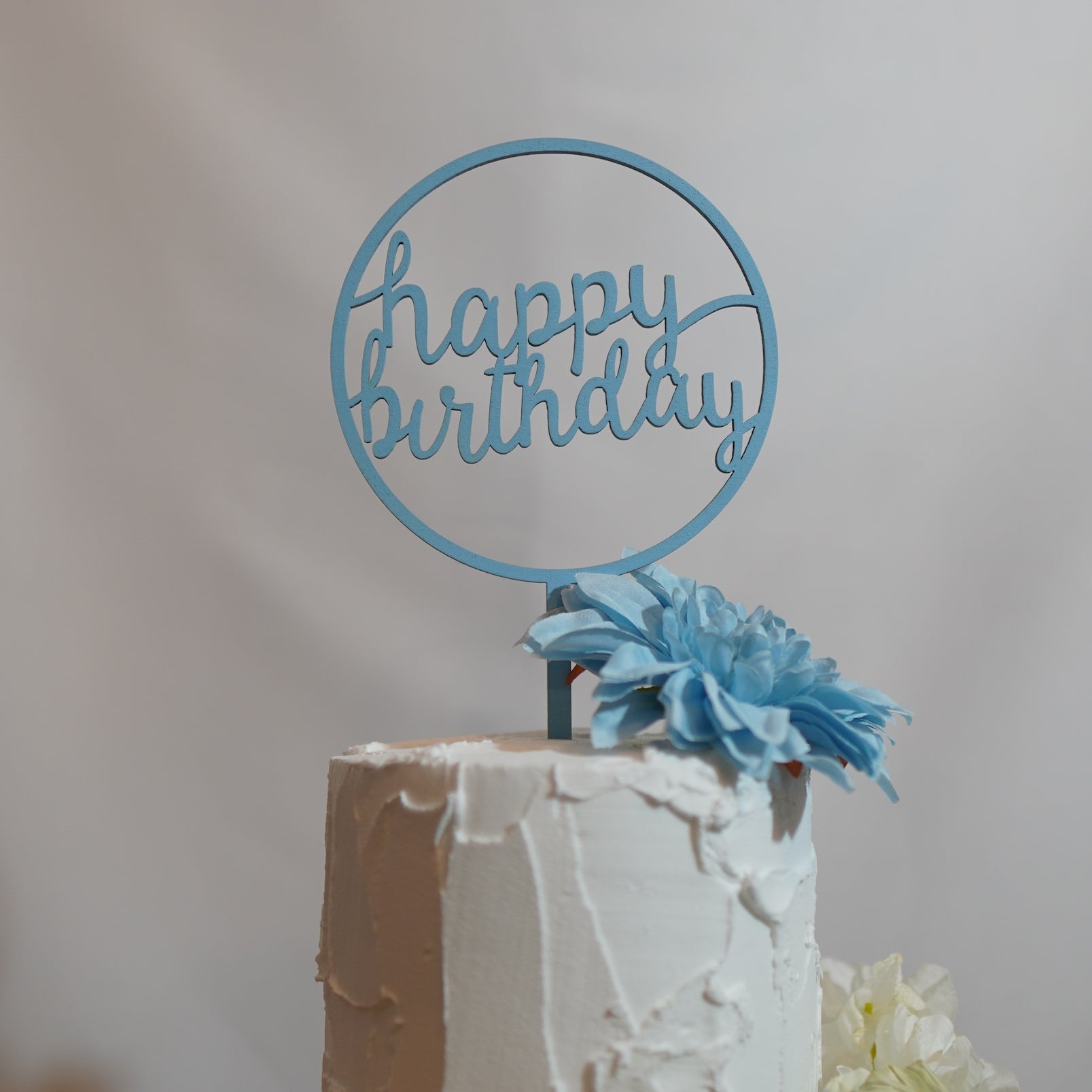 Birthday Topper Rings Happy Birthday - ring wood topper – CakeYourCake